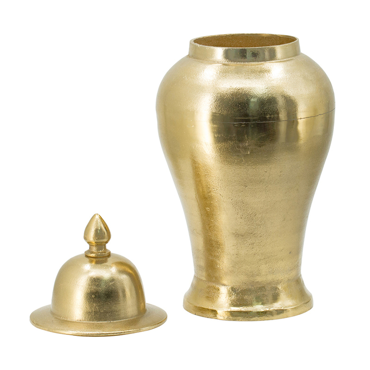 Gold Metal Decorative Trophy Urn for Home - A&B Home image - 1