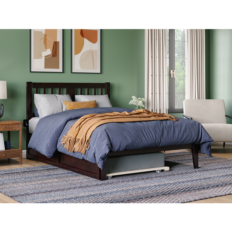 AFI Tahoe Full Bed with Twin Trundle in Espresso image - 1