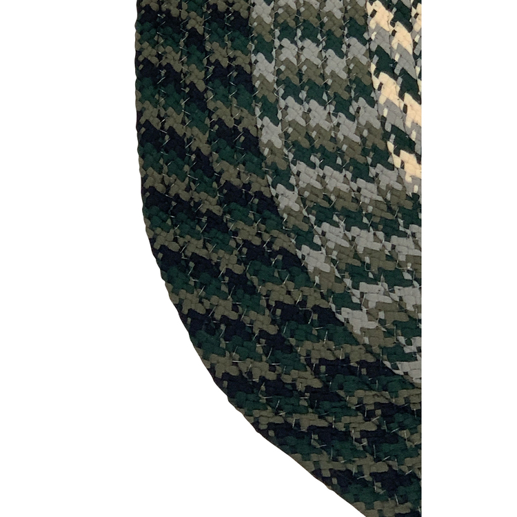 Alpine Collection 20" x 30" Oval in Chocolate Solid image - 1