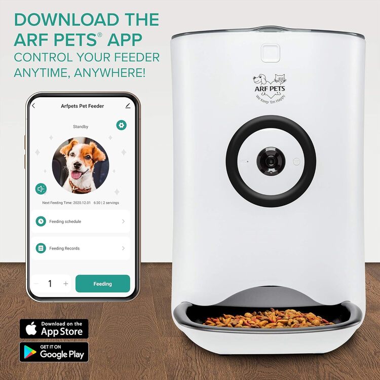 Smart Automatic Pet Feeder with Video Camera