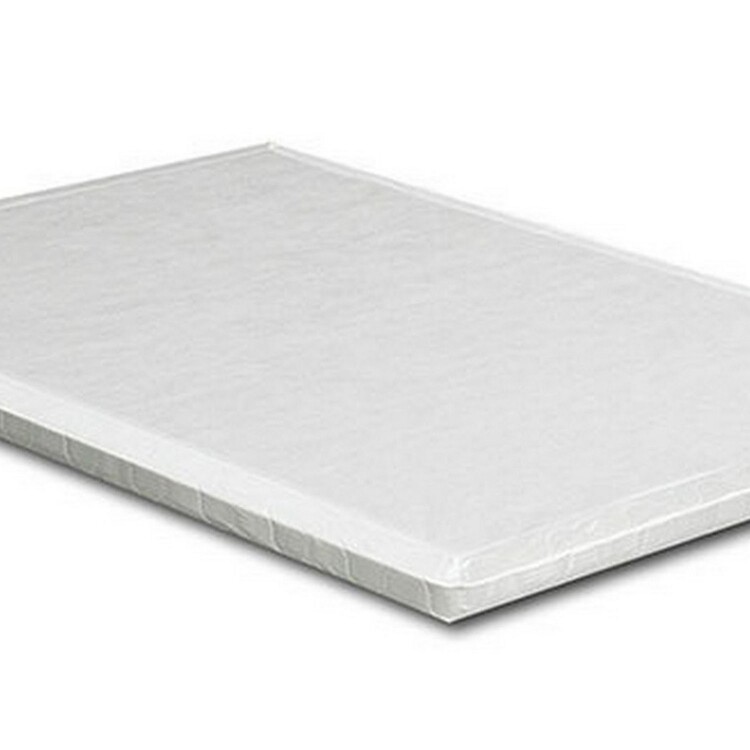 Benjara Amo 2 Inch Full Size Bunkie Board Mattress Foundation with Slats, Foam image - 1