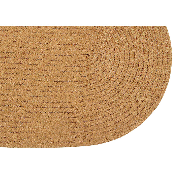 Country Solid Collection 64" x 100" Oval in Hunter Solid image - 1