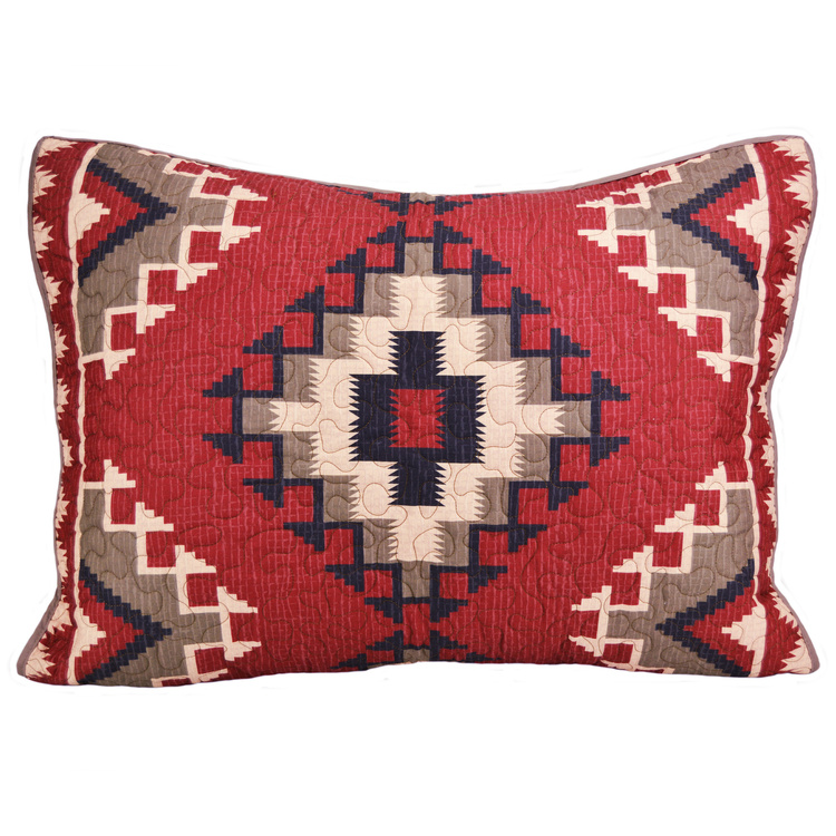 Mojave Red King Bedding Set - Quilt & 2 Shams - Donna Sharp image - 1