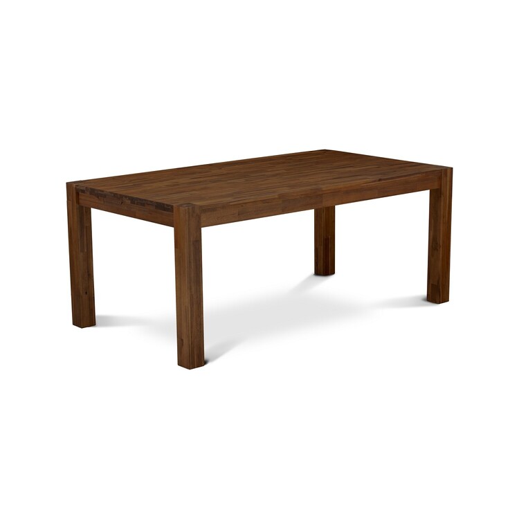 Grey Linen Kitchen Dining Set Antique Walnut Table Chairs image - 1