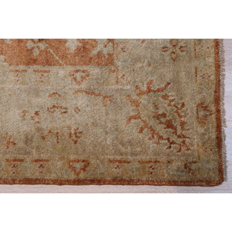EORC Red Handmade Wool Transitional Ningxia? Rug, 10' x 10' image - 1