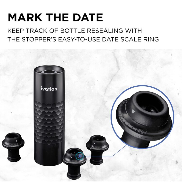 Ivation Wine Pump & Stopper - Thumbnail 3