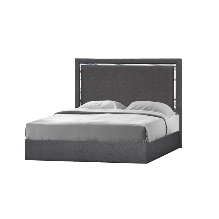 J&M Furniture Monet King Bed in Charcoal image - 1