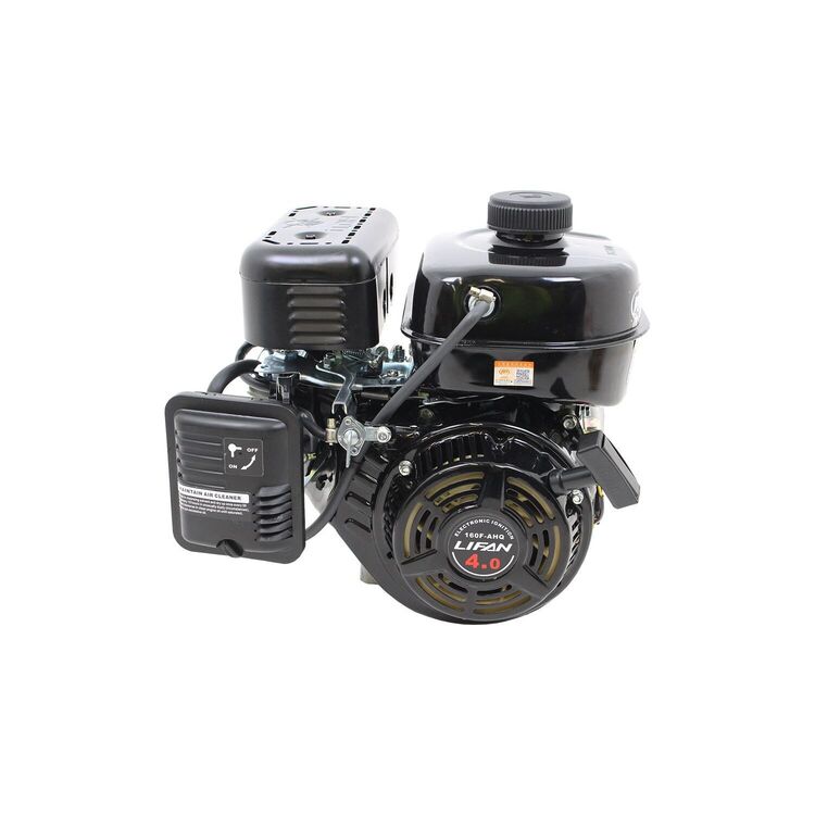 Lifan 118cc Engine, 4-Stroke OHV Industrial Grade Gas Engine, 4 HP Horizontal Shaft Recoil Start Engine  image - 1