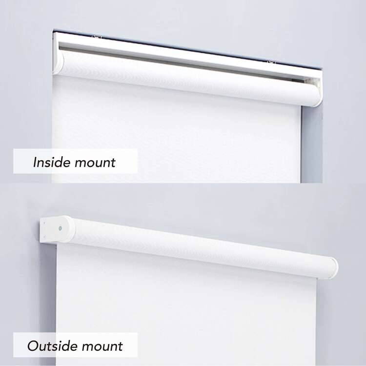 Linen Avenue Cordless 5% Solar Screen Standard Roller Shade, Coffee 25 W x 66 H image - 1