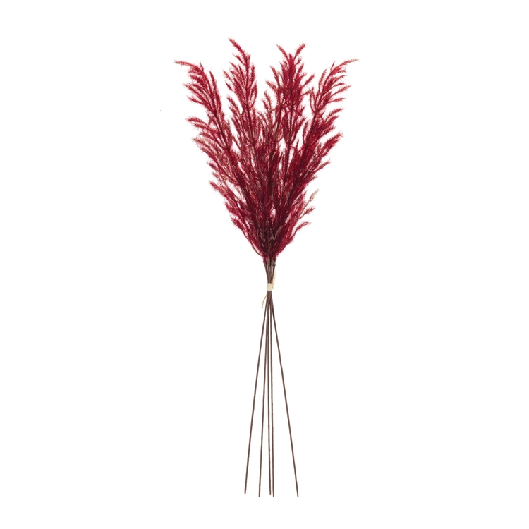 Melrose International Burgandy Plume Bundle (Set of 6) image - 1