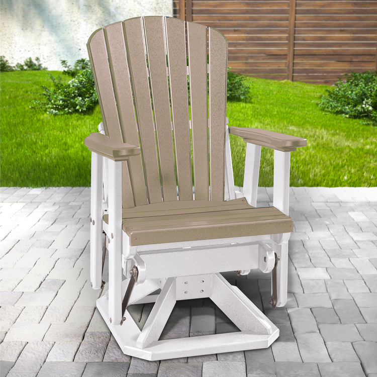 American Furniture Classics Weatherwood Swivel Glider - Thumbnail 2