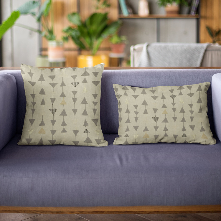 Luxury Embroidered Throw Pillow with Metallic Threads, Handmade in USA image - 1