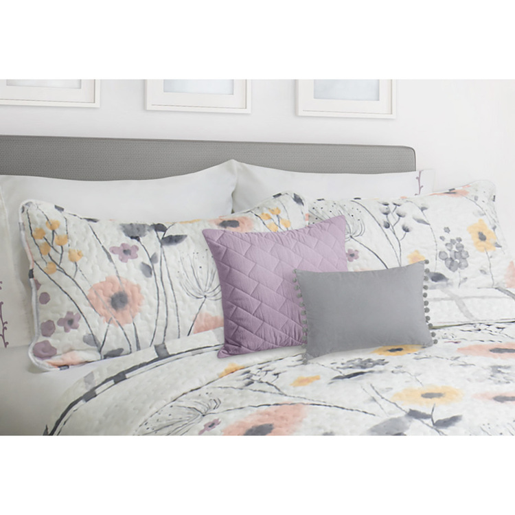 Luxury Premium Quilt Set K Mirabelle 3PC Multi-Colored - S & Co. image - 1