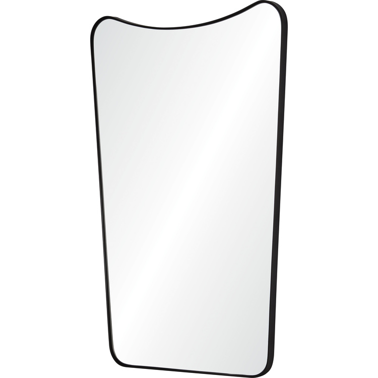 Matte Black Iron Wall Mirror 24x36 Inches - Ren-Wil image - 1