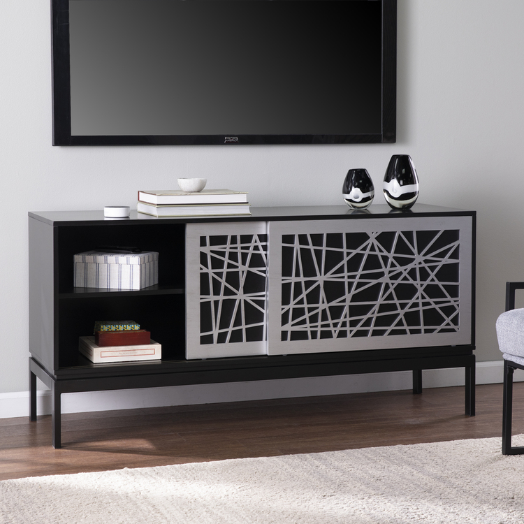 Modern Media Console Storage Sideboard Cabinet - SEI image - 1