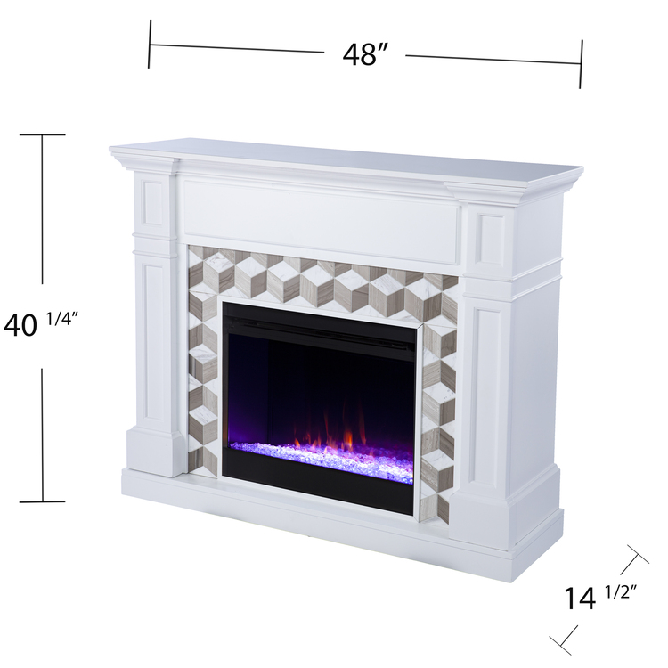 SEI Darvingmore Electric Fireplace - Thumbnail 2
