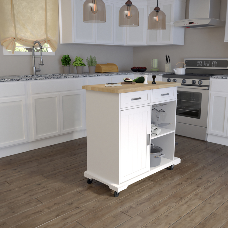 Kitchen island cart