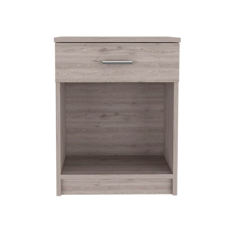 TUHOME Eco Nightstand, Superior Top, One Drawer, Lower Shelf image - 1
