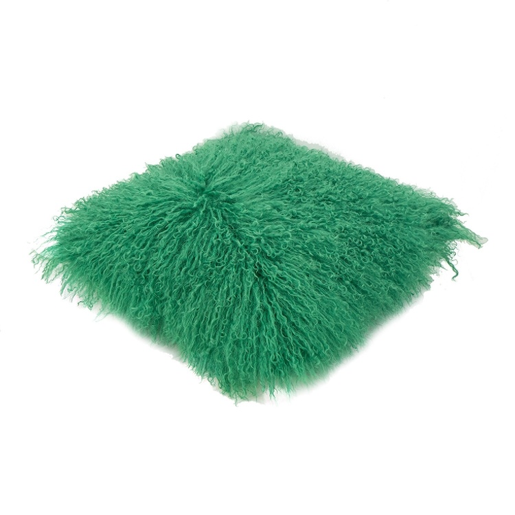 A&B Home Magnolian Lamb Fur Pillow