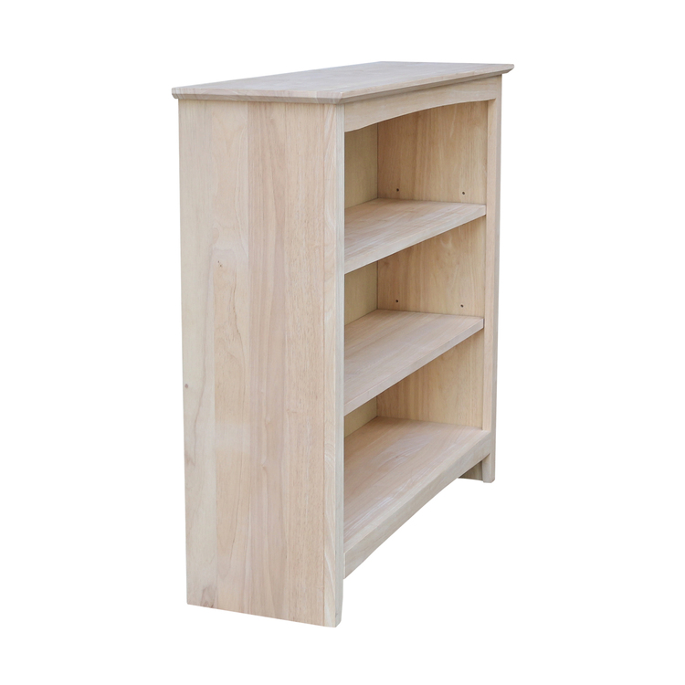 International Concepts Shaker Bookcase - Solid Wood Storage & Display - Image 8