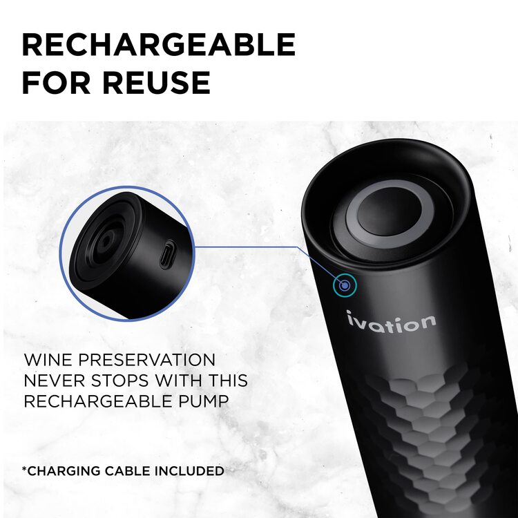 Ivation Wine Pump & Stopper - Thumbnail 2