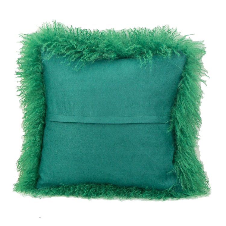 A&B Home Magnolian Lamb Fur Pillow - Thumbnail 3