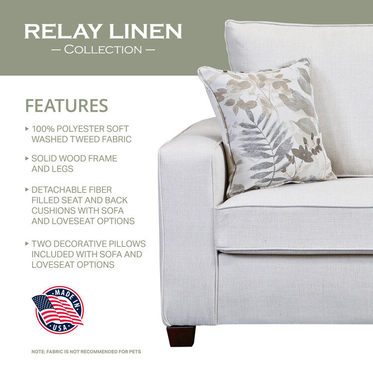American Furniture Classics Relay Loveseat - Thumbnail 4