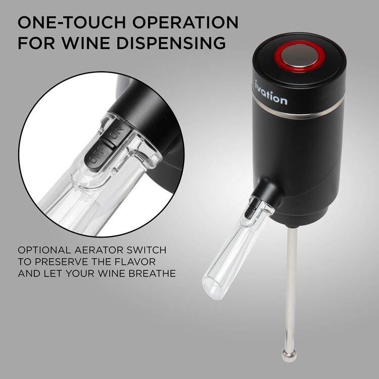 Ivation Wine Aerator & Pourer - Thumbnail 3