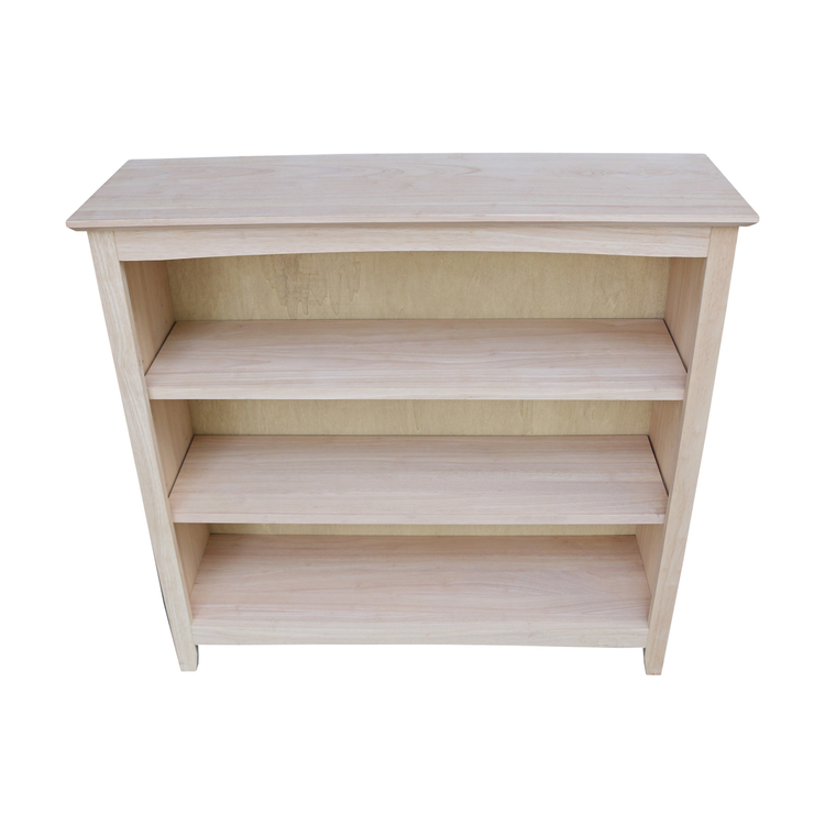 International Concepts Shaker Bookcase - Solid Wood Storage & Display - Image 10