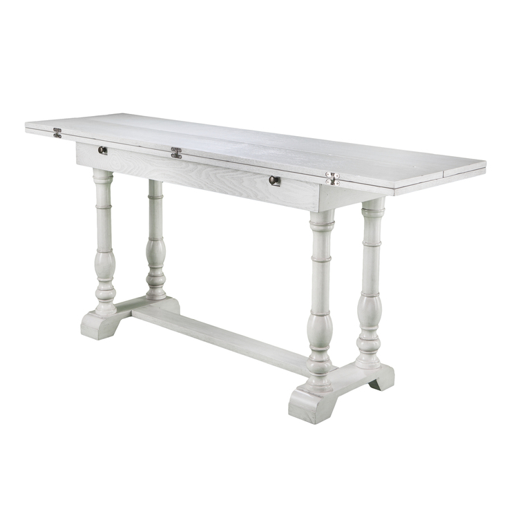 SEI Edenderry Farmhouse Folding Trestle Console to Dining Table - Image 4