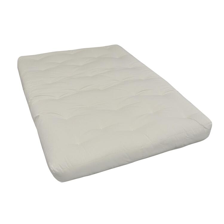 6" Single Foam & Cotton #605 Full Natural Futon Mattress image - 1