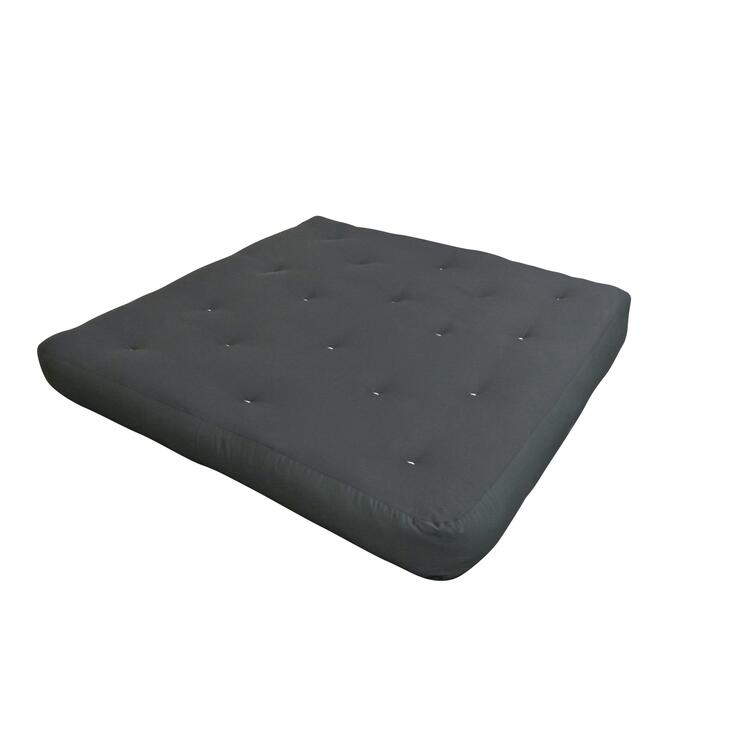 9" ComfortCoil #708 Loveseat 54X54 Black Duct Futon Mattress image - 1