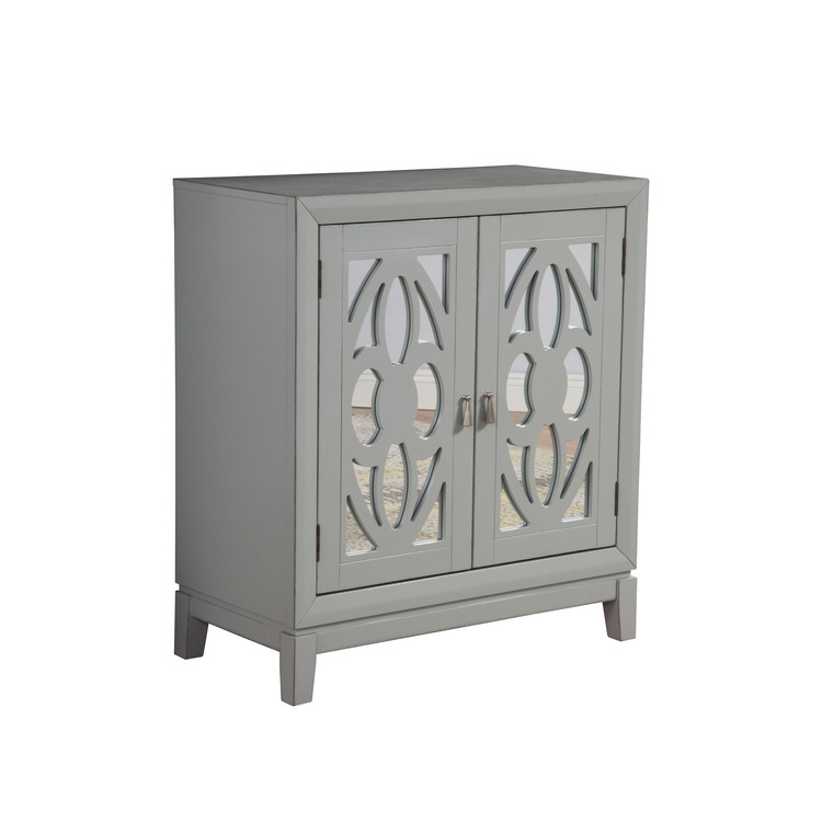 Alpine Furniture Clover Accent Chest, Sea Grey image - 1