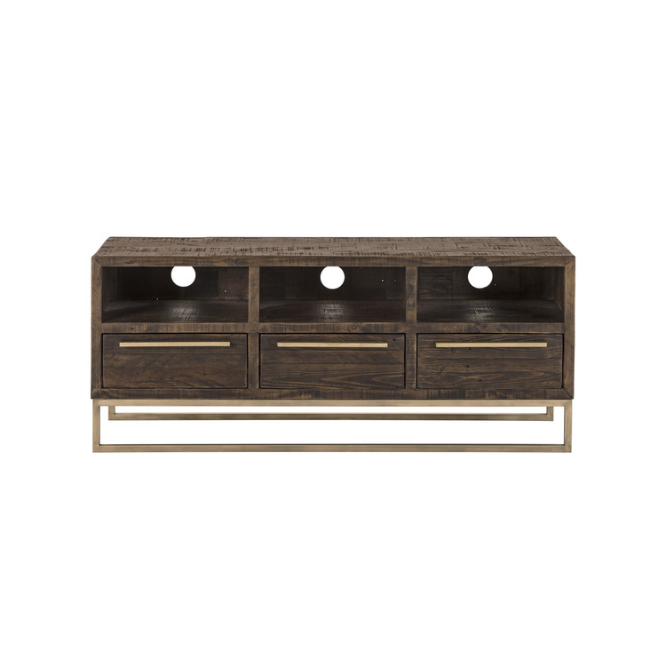 Smokey Taupe TV Console Furniture - Alpine Furniture image - 1
