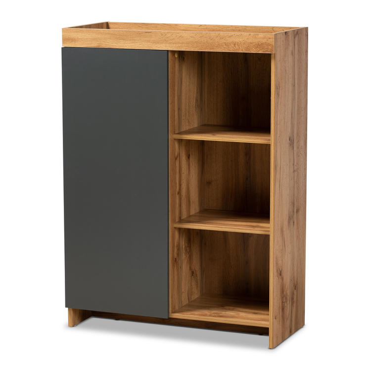 Baxton Studio Caspian Shoe Cabinet - Thumbnail 5