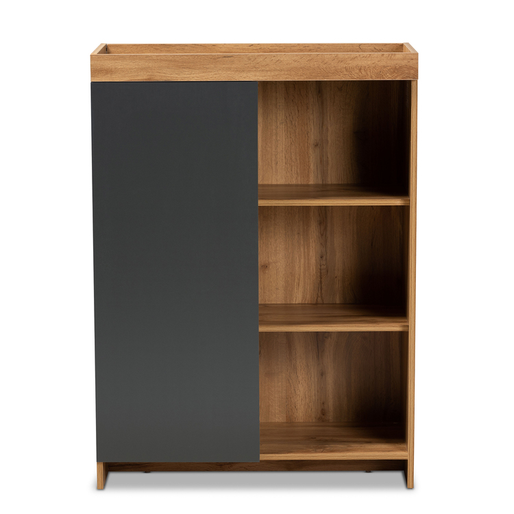 Baxton Studio Caspian Shoe Cabinet - Thumbnail 4