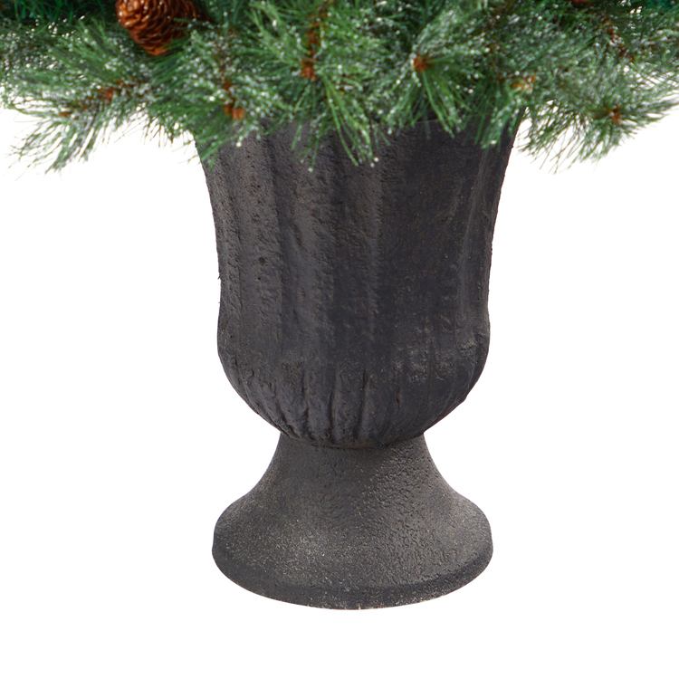 Snowed French Alps Mountain Pine Artificial Christmas Tree - Image 7