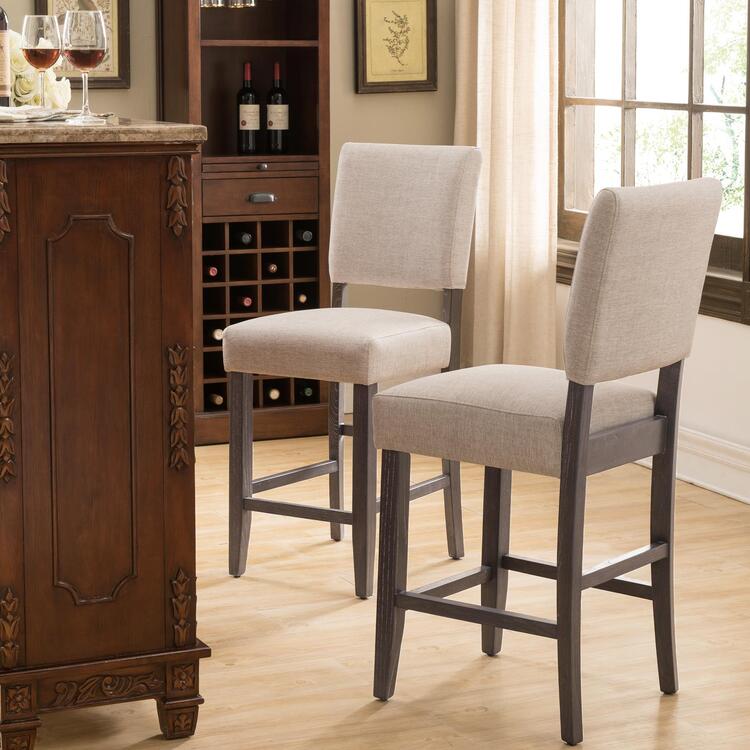 Leick Home 10086BB/HG Upholstered Back Counter Height Stool - Thumbnail 4