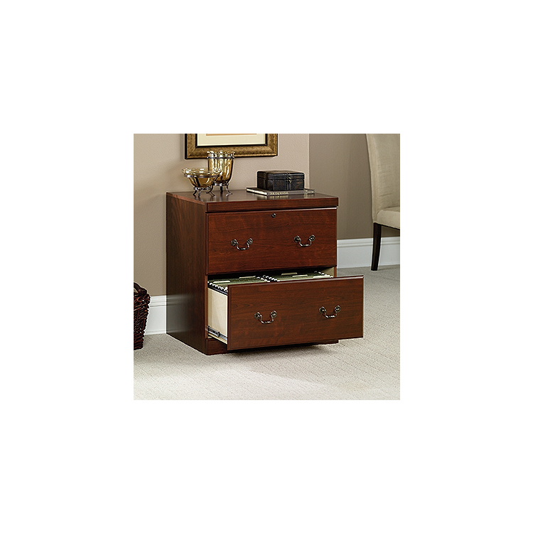 Sauder Heritage Hill Lateral File Cabinet - Classic Cherry Finish - Image 2