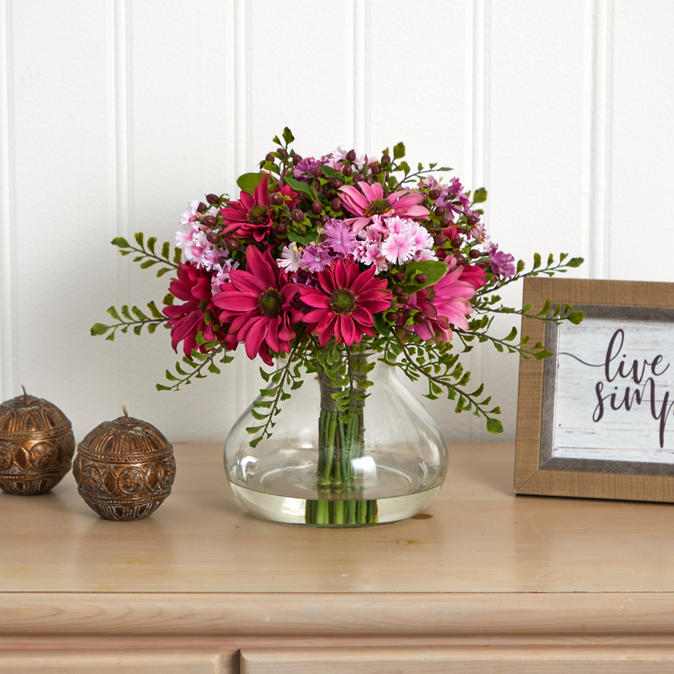 Mixed Daisy Floral Arrangement