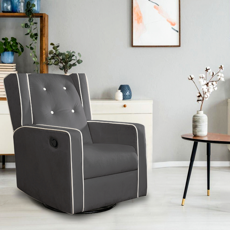 Swivel Glider Rocker Recliner by Odelia, Naomi Home