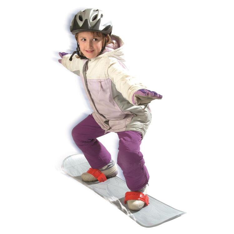 ESP Snowboard Set - Beginner Board & Bindings - Silver