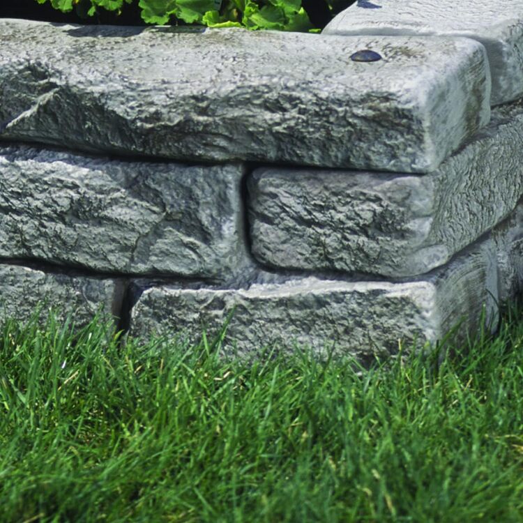 Rock Lock Interlocking Border System Straight Section With 2 18