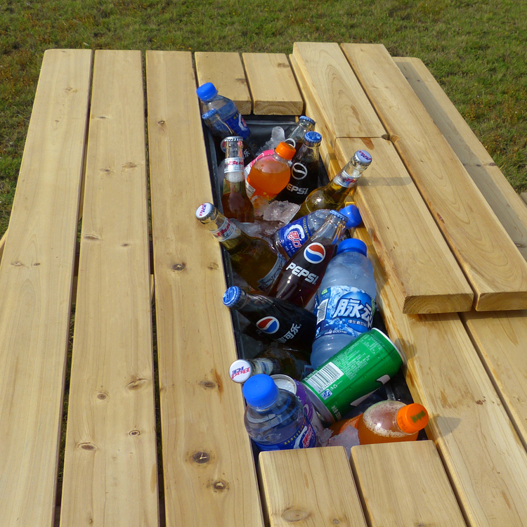 Northbeam Cooler Picnic Table - Outdoor Tabletop - OJCommerce.com