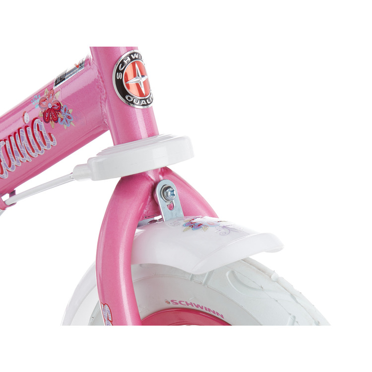 Schwinn Petunia Steerable Kids Bike, Girls Beginner Bicycle, Pink, 12" -  OJCommerce.com