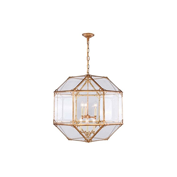 Gordon Collection 6-Light Golden Iron Finish Chandelier - Finish:Golden Iron - Finish:Golden Iron - Finish:Golden Iron - Finish:Golden Iron - Finish:Golden Iron - Finish:Golden Iron - Finish:Golden Iron image - 1