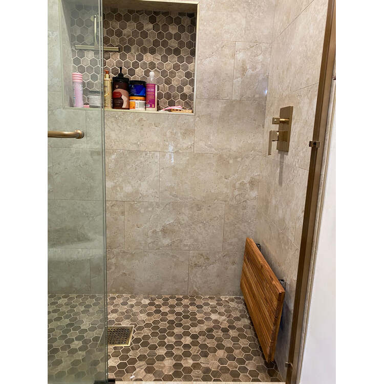 Wall Mounted Fold Down Shower Bench