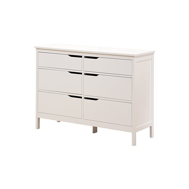 knee length dresses for ladies Babyletto Lolly 6-Drawer Assembled Double Dresser main image 1
