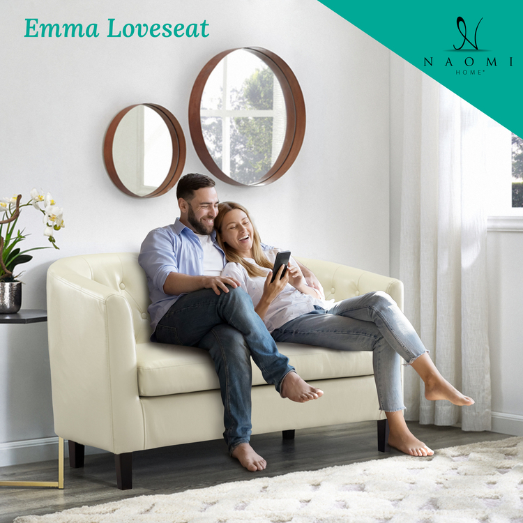Emma Button-Tufting Loveseat
