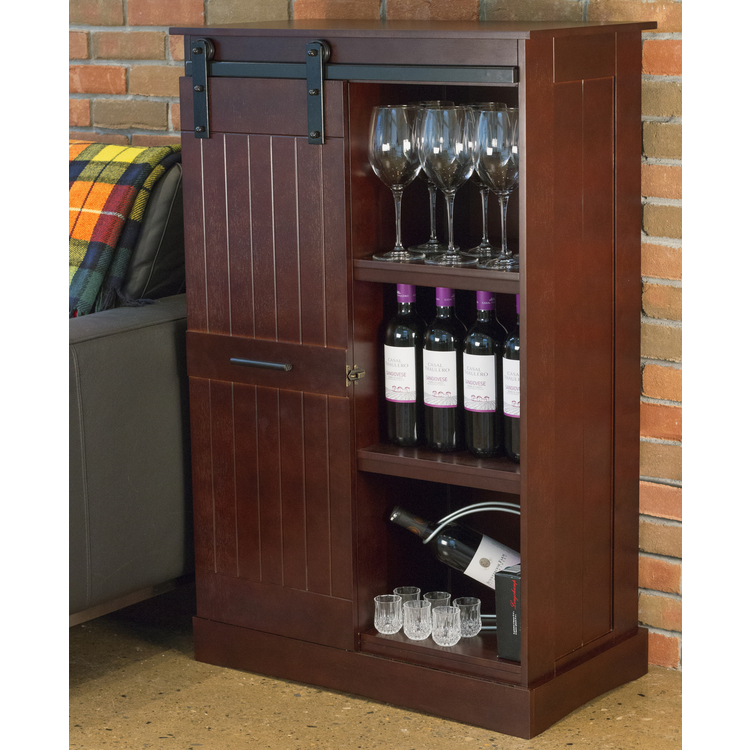 Compact 12-Bottle Wine Cabinet